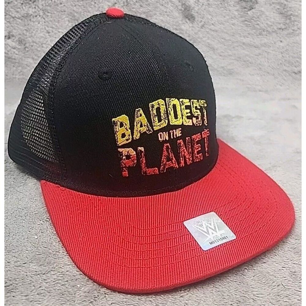 Rowdy Ronda Rousy Baddest On The Planet Snapback Trucker Cap Hat WWE Wrestling